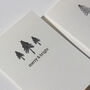 Pack Of Eight Letterpress Christmas Cards, thumbnail 2 of 10