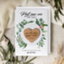 Botanical Save The Date Heart Magnet Cards, thumbnail 7 of 9