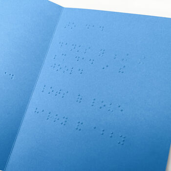 Custom Braille Card, 3 of 4