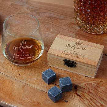 Personalised Whisky Gift Set For Men, 3 of 5