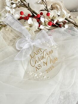 Last Christmas As A Miss Pearl Ornament, 5 of 5