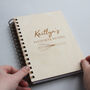 Personalised Wooden Whisk Recipe Book, thumbnail 1 of 4