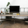 Ethan Scaffolding Board Desk With Monitor Mount Rails, thumbnail 7 of 8