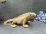 Hand Carved Wood Iguana Figurine 30cm Wood Animal Gift, thumbnail 1 of 12