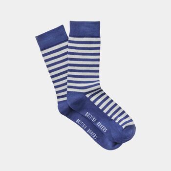 Men's Three Pair 'Skyscraper' Bamboo Sock Gift Box, 5 of 5