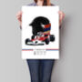 James Hunt Graphic Designed Poster Print, thumbnail 1 of 4