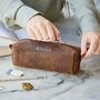 Personalised Buffalo Leather Square Pencil Case, thumbnail 2 of 11