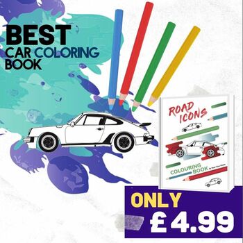 Digital Car Colouring Book, 3 of 8