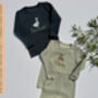 Kids Gift Personalised Pyjama Loungewear Set Animals Designs, thumbnail 3 of 10