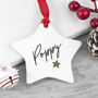 Personalised Christmas Star Decoration, thumbnail 1 of 5