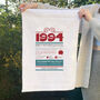 Personalised 30th Birthday Gift Microfibre Tea Towel, thumbnail 3 of 9