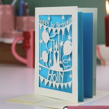 Personalised First Birthday Card, 3 of 6