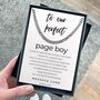 Curb Chain Perfect Page Boy Thank You Message Gift, thumbnail 6 of 6