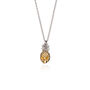 Forbidden Pineapple Pendant In Silver And Gold, thumbnail 1 of 6