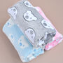 Personalised Teddy Pink Blanket For A Baby, thumbnail 1 of 5