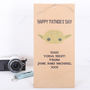 Personalised Yoda Gift Bag, Fathers Day, thumbnail 1 of 2