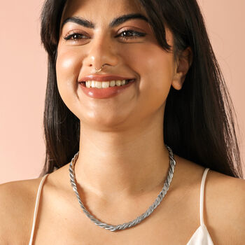 Stainless Steel Chunky Snake Chain Necklace, 4 of 5