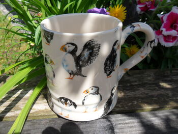 Tankard Mugs In Puffins Design, 3 of 6