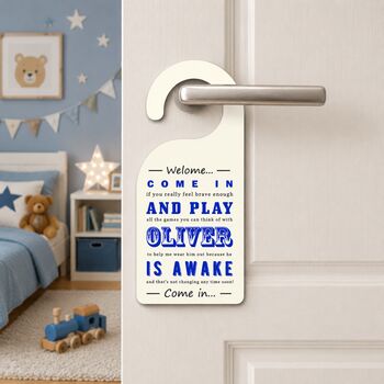Personalised Baby Door Hanger, 11 of 12