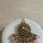 Indian Antique Pink Gold Plated Pearl Set, thumbnail 10 of 11