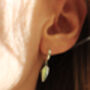 Silver Raptor Tooth Hoops, thumbnail 1 of 5