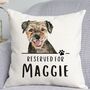 Reserved For Border Terrier Cushion, thumbnail 1 of 2