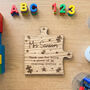 Personalised Thank You Teacher Wooden Coaster Gift, thumbnail 1 of 6