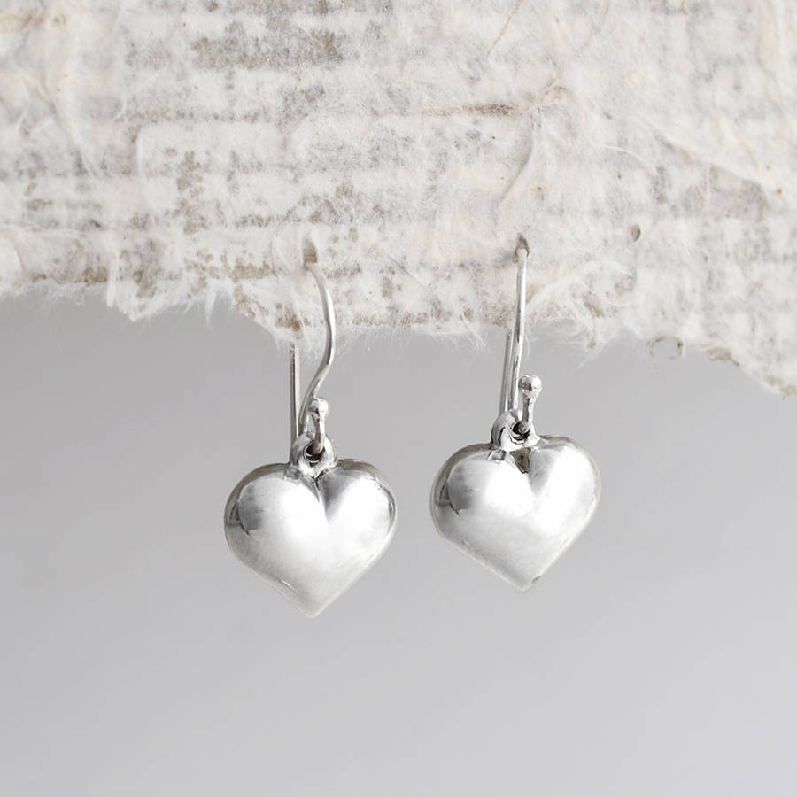 Download sterling silver love heart earrings by martha jackson ...