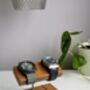 Bamboo Double Watch Stand, thumbnail 1 of 7