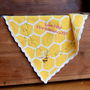 Personalised Knitted Bee Baby Blanket, thumbnail 6 of 6