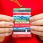 Personalised Books Christmas Tree Decoration, thumbnail 1 of 7