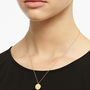 Personalised Gold Plated Silver Facett Initial Necklace, thumbnail 3 of 8