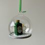 Xmas Gin And Tonic Dome Bauble, thumbnail 3 of 4