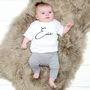 Personalised Name Baby Grow, thumbnail 3 of 9