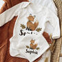 Personalised Fox Baby Outfit, thumbnail 3 of 4