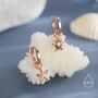 Sterling Silver Mismatched Sea Turtle And Starfish Huggie Hoops, thumbnail 4 of 12