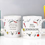 Personalised School Teacher Mug, thumbnail 1 of 5