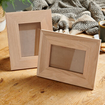 Personalised Wooden Anniversary Picture Frame, 2 of 4