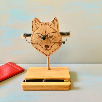 Wolf Personalised Glasses Stand, 2 of 2