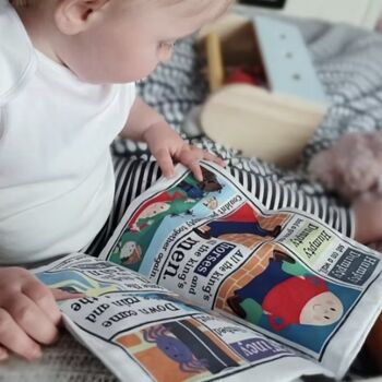 Crinkly Cloth Under The Sea Newspaper, 3 of 7