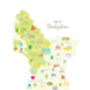 Personalised Derbyshire Map: Add Favourite Places, thumbnail 3 of 4