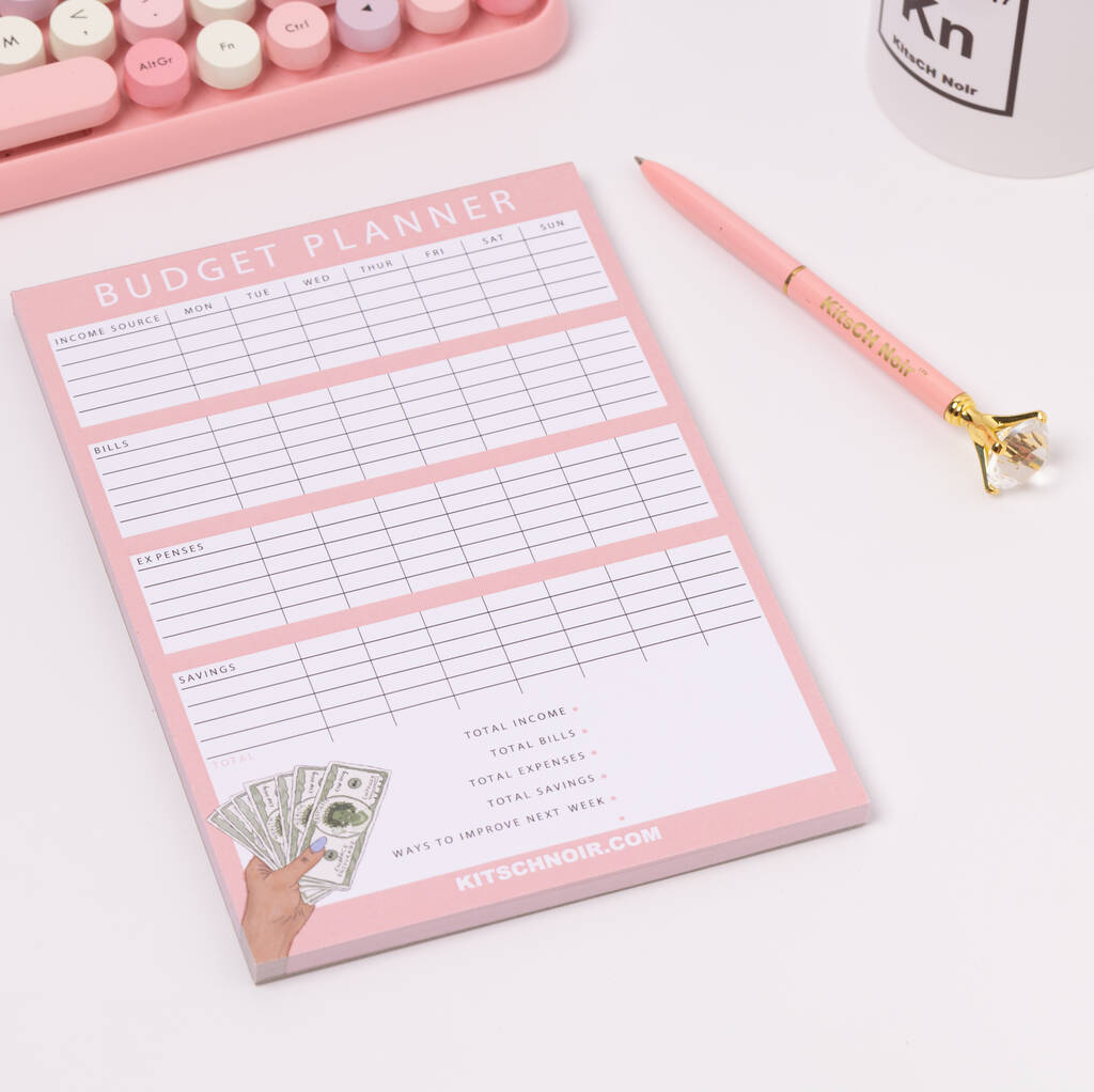 Budget Planner noir