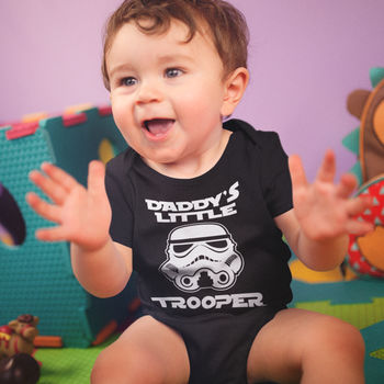Daddy's Little Trooper Babygrow, 2 of 2
