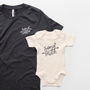 Mum And Baby 'Send Coffee' And 'Send Milk' T Shirt Set, thumbnail 1 of 10