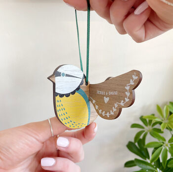 'Love Birds' Hanging Bird Decoration, 3 of 6