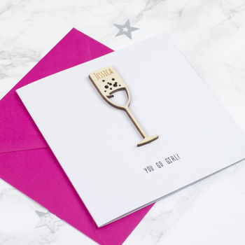Personalised Prosecco Card, 2 of 3