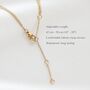 Little Sister Gift. 18k Gold Interlocking Circle Necklace For Younger Sister, thumbnail 8 of 10