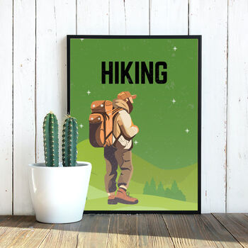 Hiking Art Print, 2 of 4