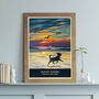 Chihuahua Limited Edition Beach Sunset Gift Print, thumbnail 3 of 8