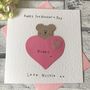 Personalised 1st Mother's Day Bear Card, thumbnail 2 of 3
